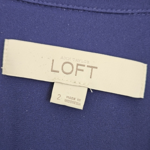 Loft Tie Waist Shirt Dress - Picture 6 of 9